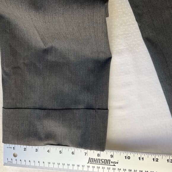 Banana Republic Women Stretch Straight Leg Pants size 6, Gray, with Liner - Picture 6 of 13
